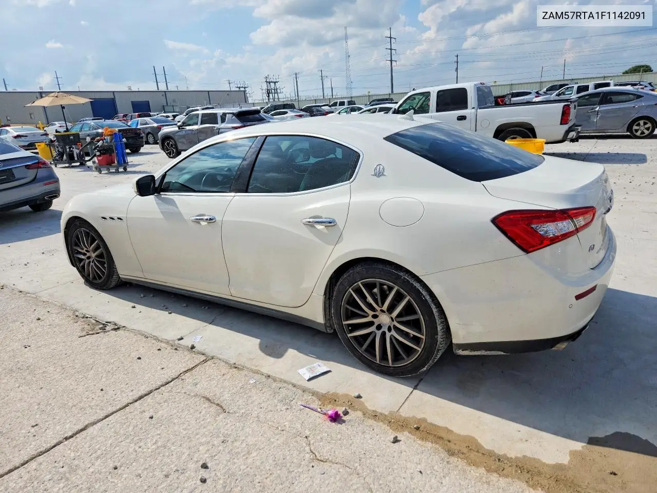 2015 Maserati Ghibli S VIN: ZAM57RTA1F1142091 Lot: 58076346