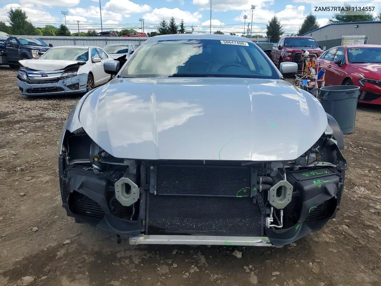 2015 Maserati Ghibli S VIN: ZAM57RTA3F1134557 Lot: 58647406