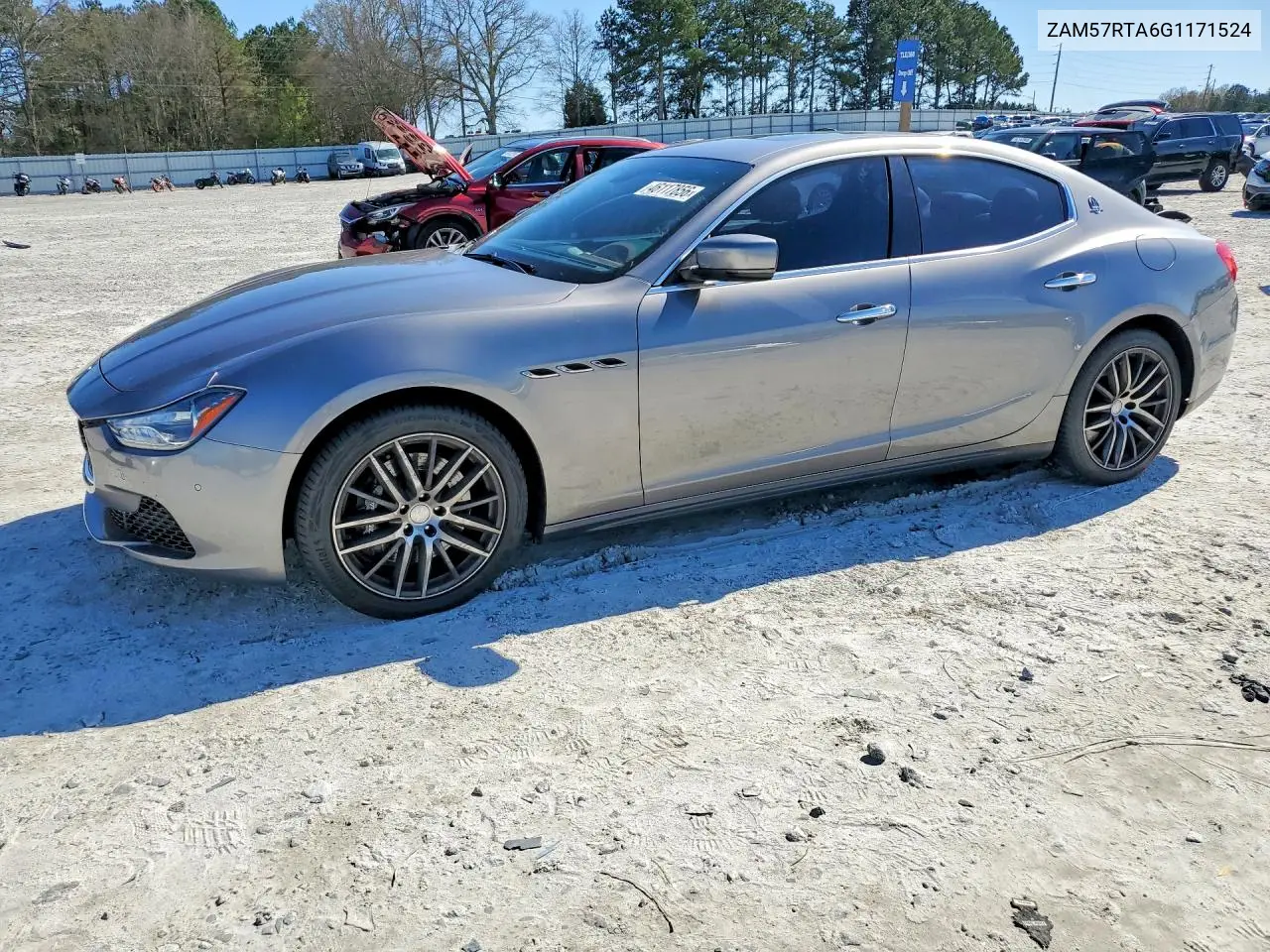 2016 Maserati Ghibli S VIN: ZAM57RTA6G1171524 Lot: 46117856