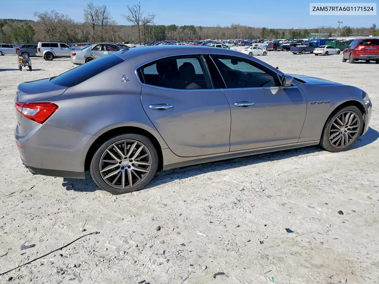 2016 Maserati Ghibli S VIN: ZAM57RTA6G1171524 Lot: 46117856