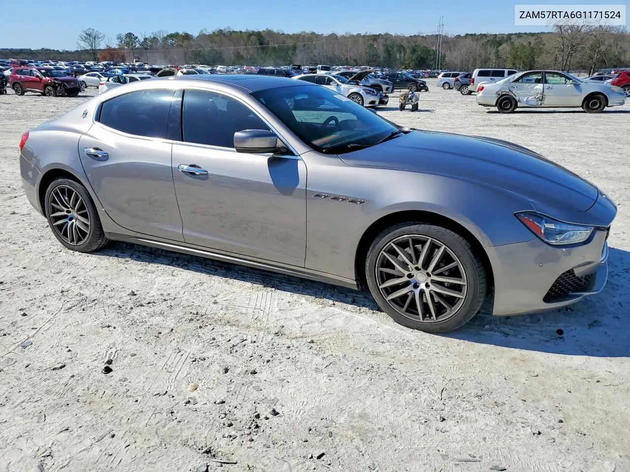 2016 Maserati Ghibli S VIN: ZAM57RTA6G1171524 Lot: 46117856