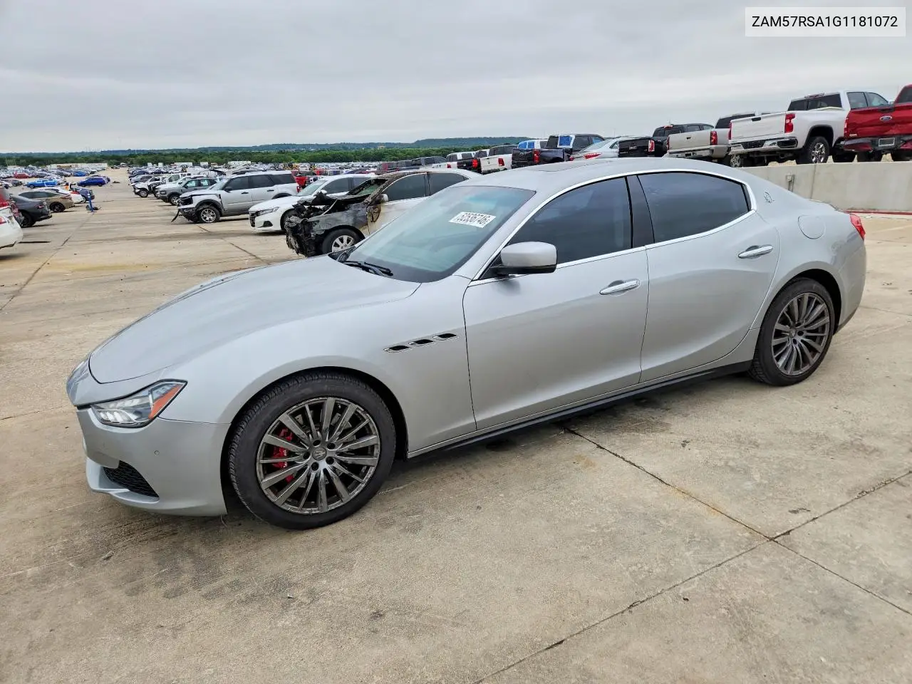 2016 Maserati Ghibli S VIN: ZAM57RSA1G1181072 Lot: 52536746