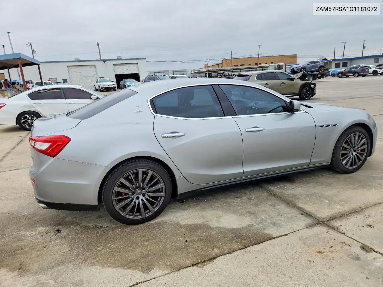 2016 Maserati Ghibli S VIN: ZAM57RSA1G1181072 Lot: 52536746