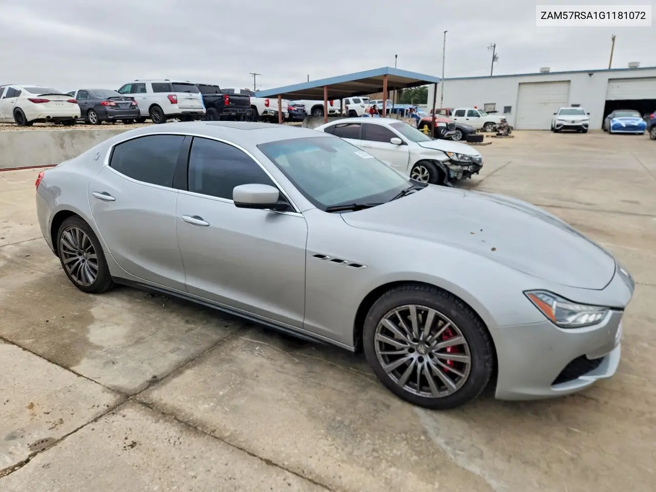 2016 Maserati Ghibli S VIN: ZAM57RSA1G1181072 Lot: 52536746