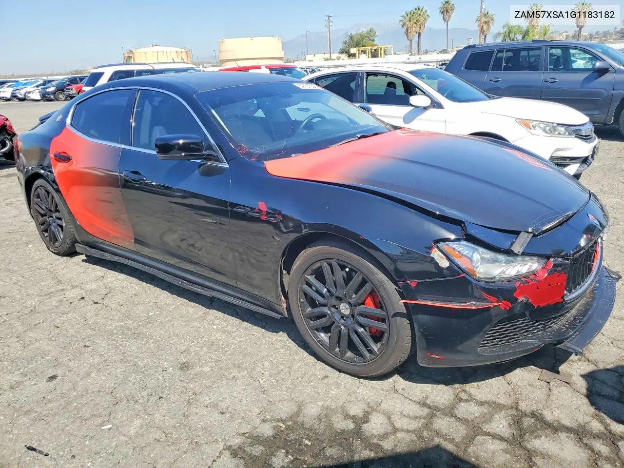 2016 Maserati Ghibli VIN: ZAM57XSA1G1183182 Lot: 52791836