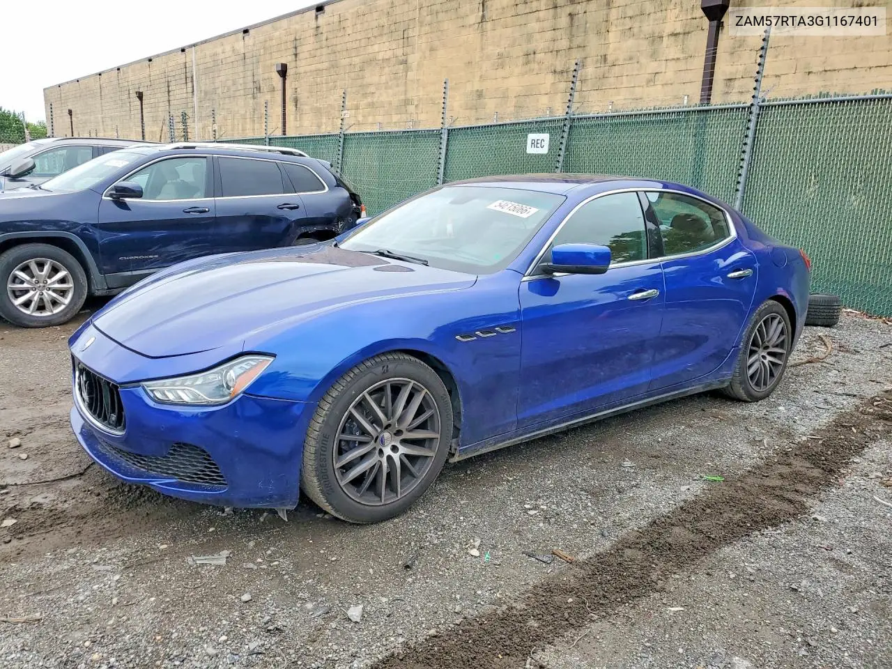 2016 Maserati Ghibli S VIN: ZAM57RTA3G1167401 Lot: 54615066