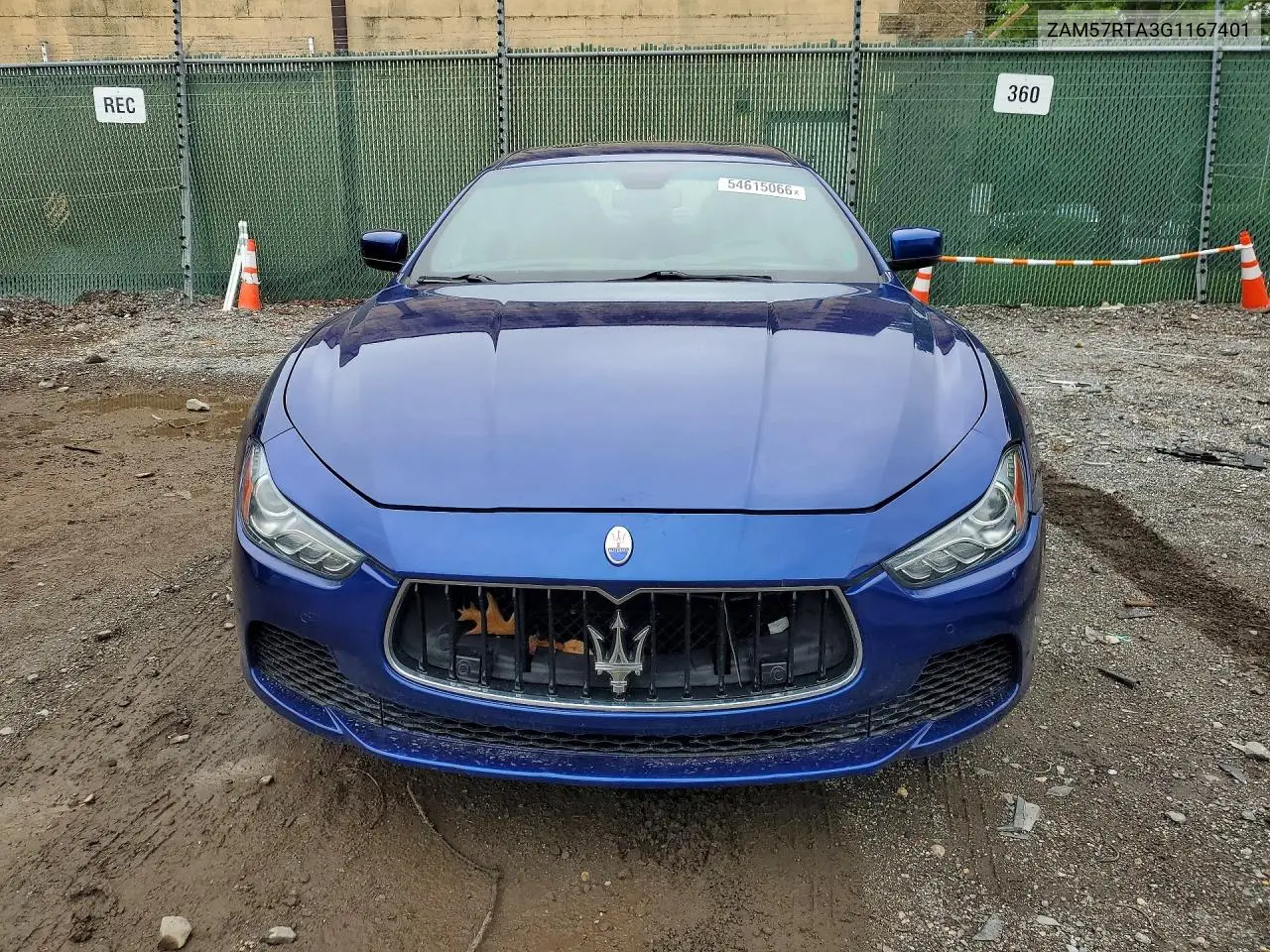 2016 Maserati Ghibli S VIN: ZAM57RTA3G1167401 Lot: 54615066