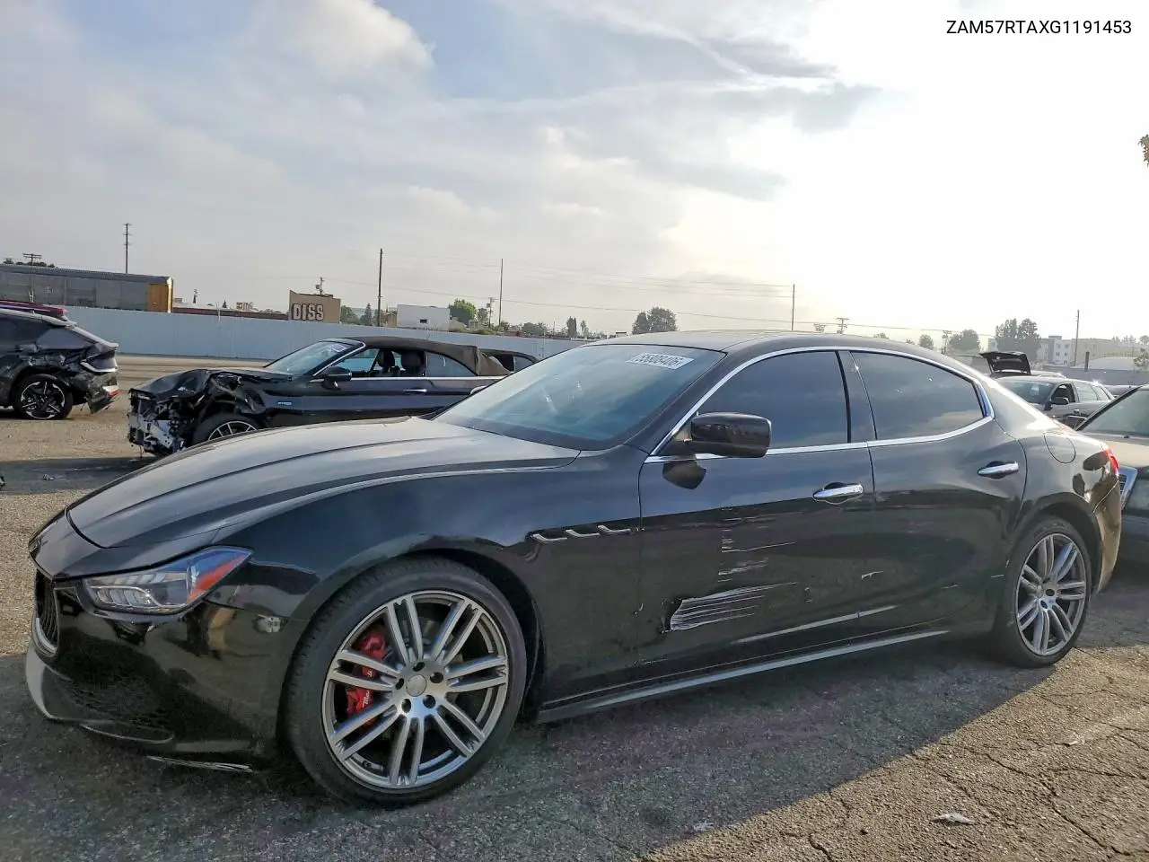 2016 Maserati Ghibli S VIN: ZAM57RTAXG1191453 Lot: 55808406