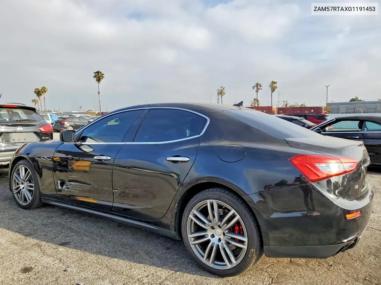 2016 Maserati Ghibli S VIN: ZAM57RTAXG1191453 Lot: 55808406