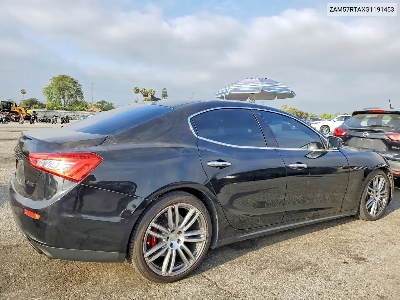 2016 Maserati Ghibli S VIN: ZAM57RTAXG1191453 Lot: 55808406