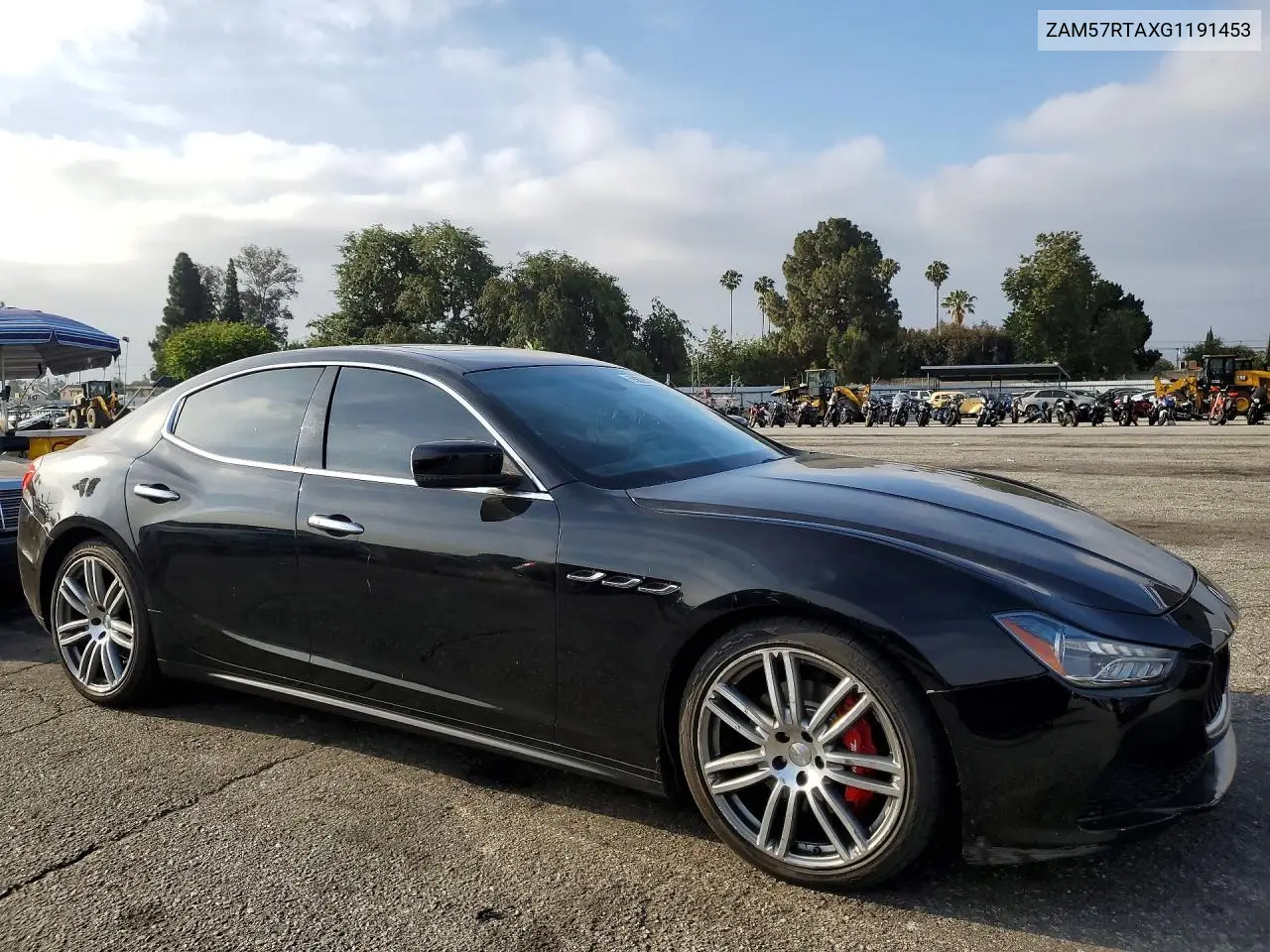 2016 Maserati Ghibli S VIN: ZAM57RTAXG1191453 Lot: 55808406