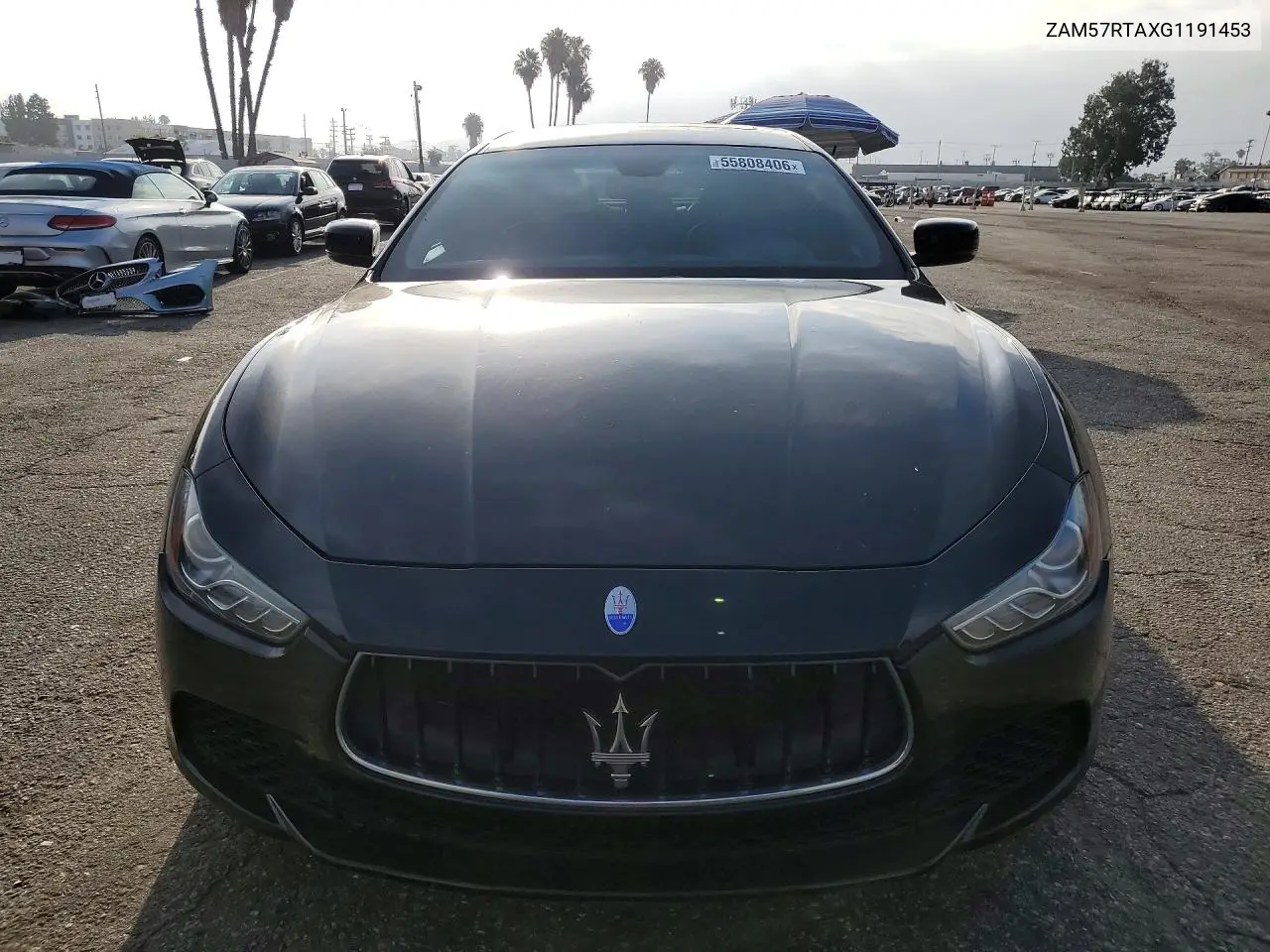 2016 Maserati Ghibli S VIN: ZAM57RTAXG1191453 Lot: 55808406