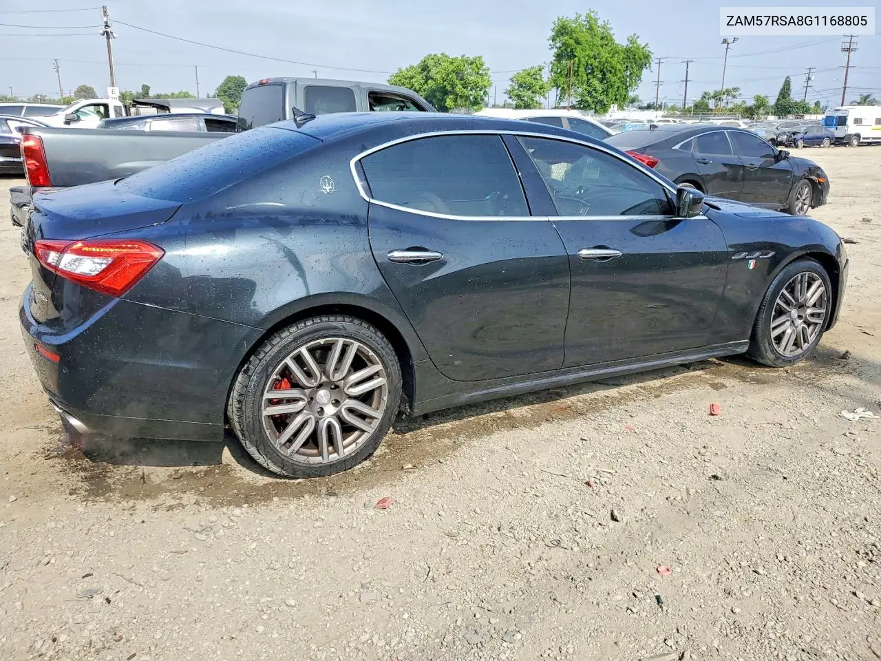 2016 Maserati Ghibli S VIN: ZAM57RSA8G1168805 Lot: 56084876
