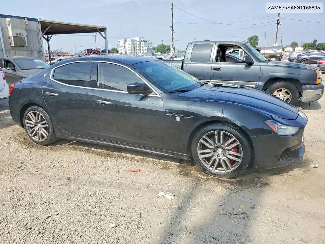 2016 Maserati Ghibli S VIN: ZAM57RSA8G1168805 Lot: 56084876