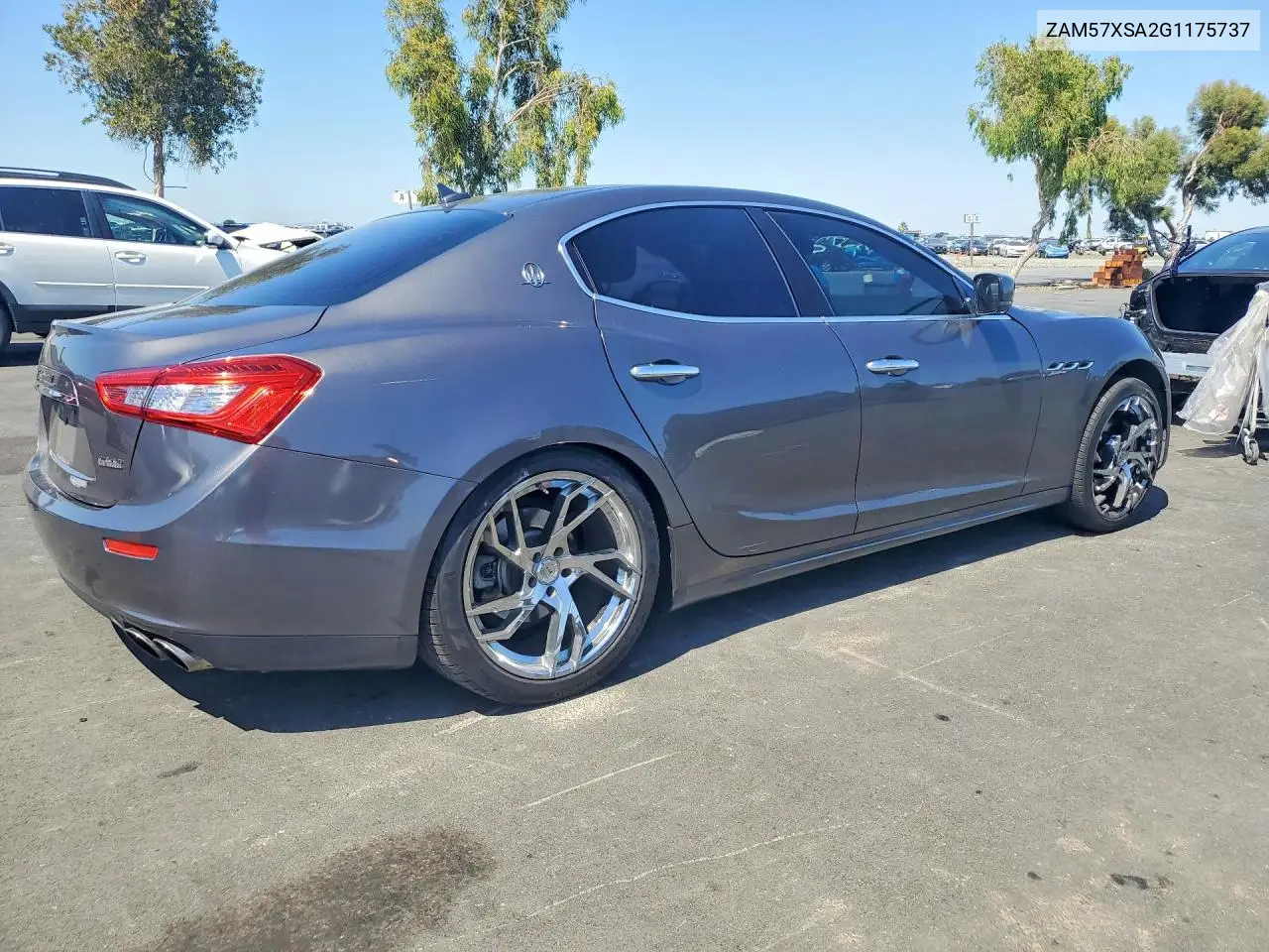 2016 Maserati Ghibli VIN: ZAM57XSA2G1175737 Lot: 57672106