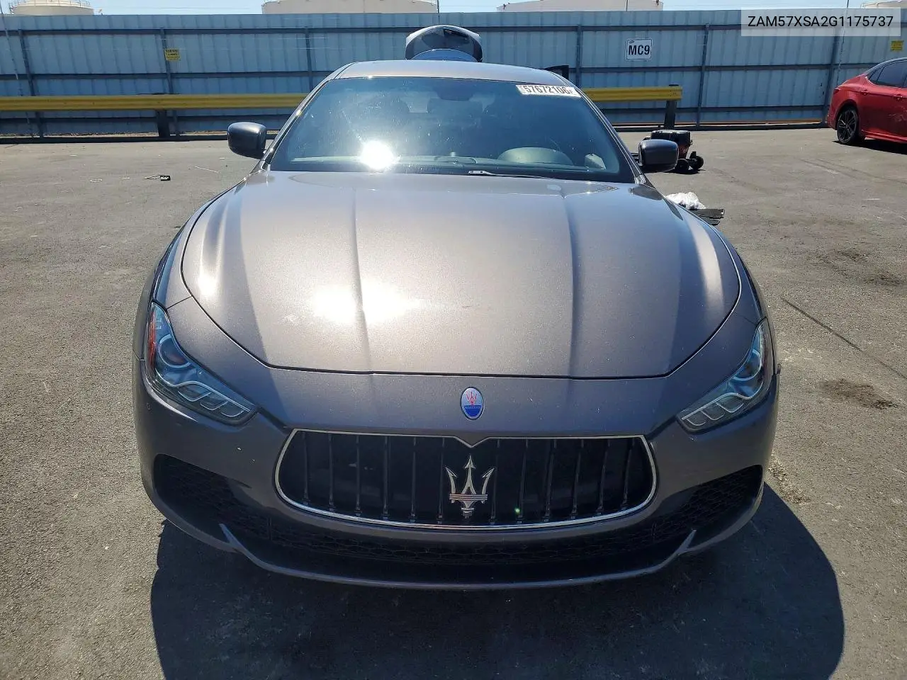 2016 Maserati Ghibli VIN: ZAM57XSA2G1175737 Lot: 57672106