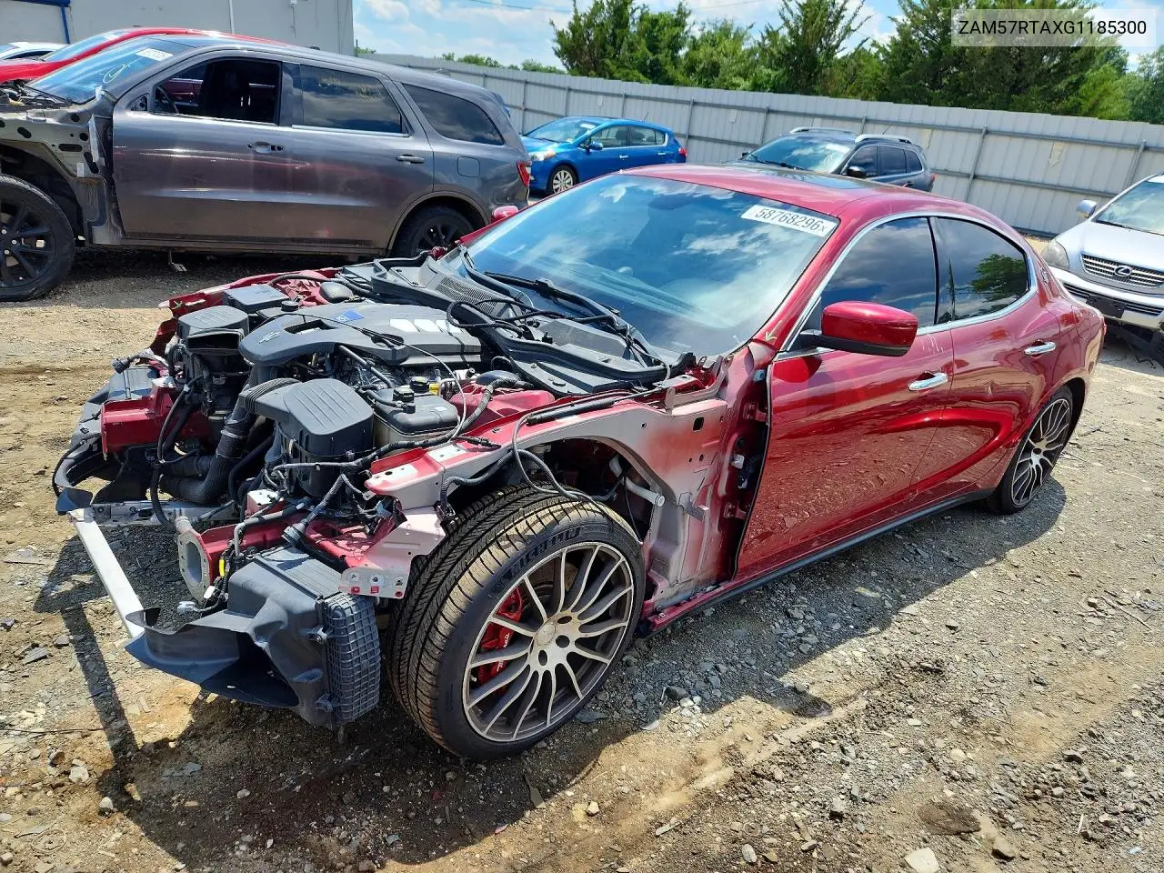 2016 Maserati Ghibli S VIN: ZAM57RTAXG1185300 Lot: 58768296