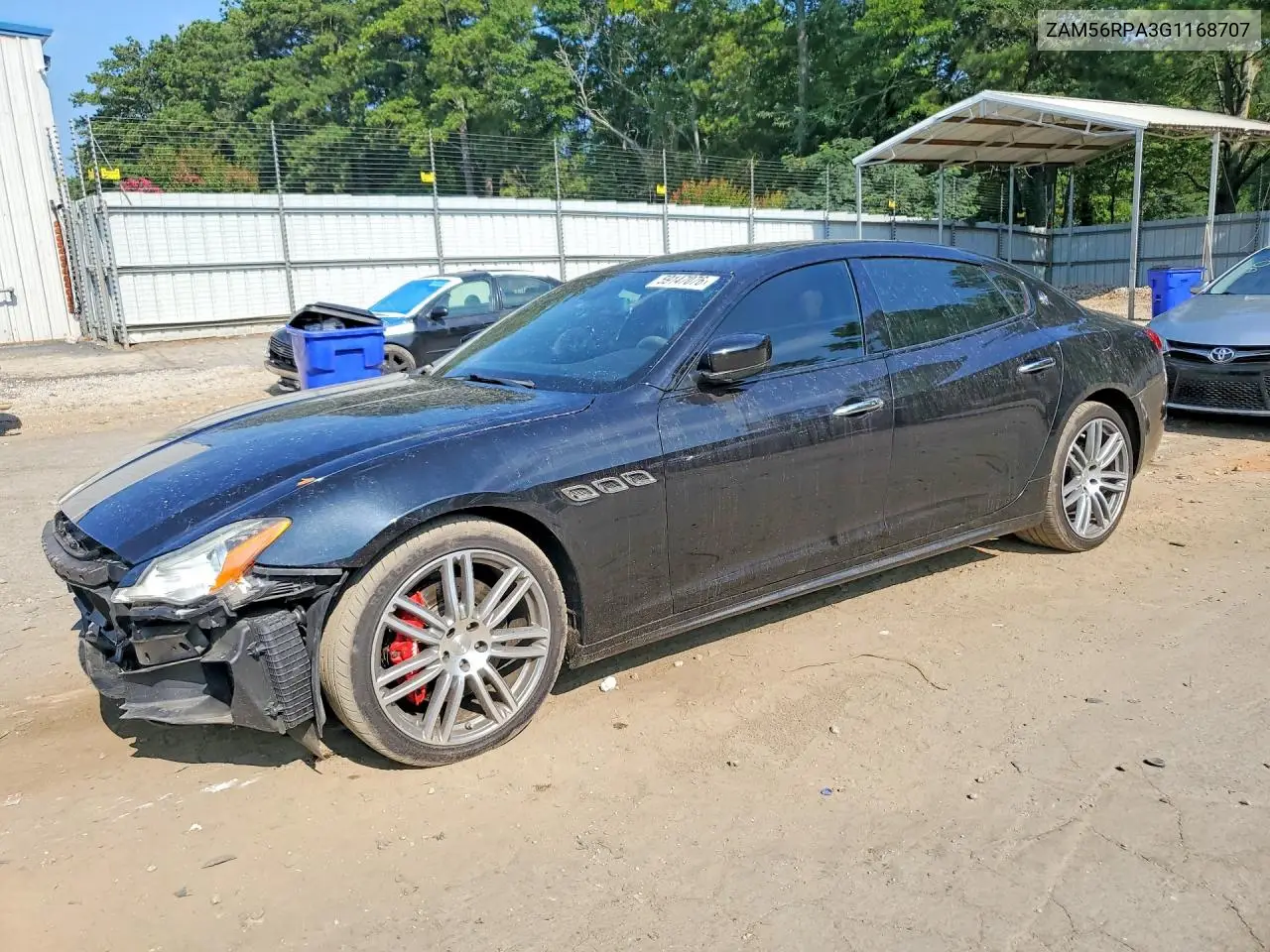 2016 Maserati Quattroporte S VIN: ZAM56RPA3G1168707 Lot: 59147076