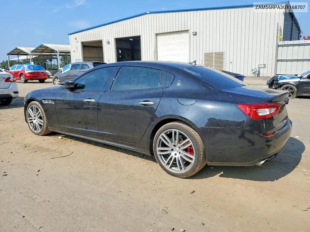 2016 Maserati Quattroporte S VIN: ZAM56RPA3G1168707 Lot: 59147076