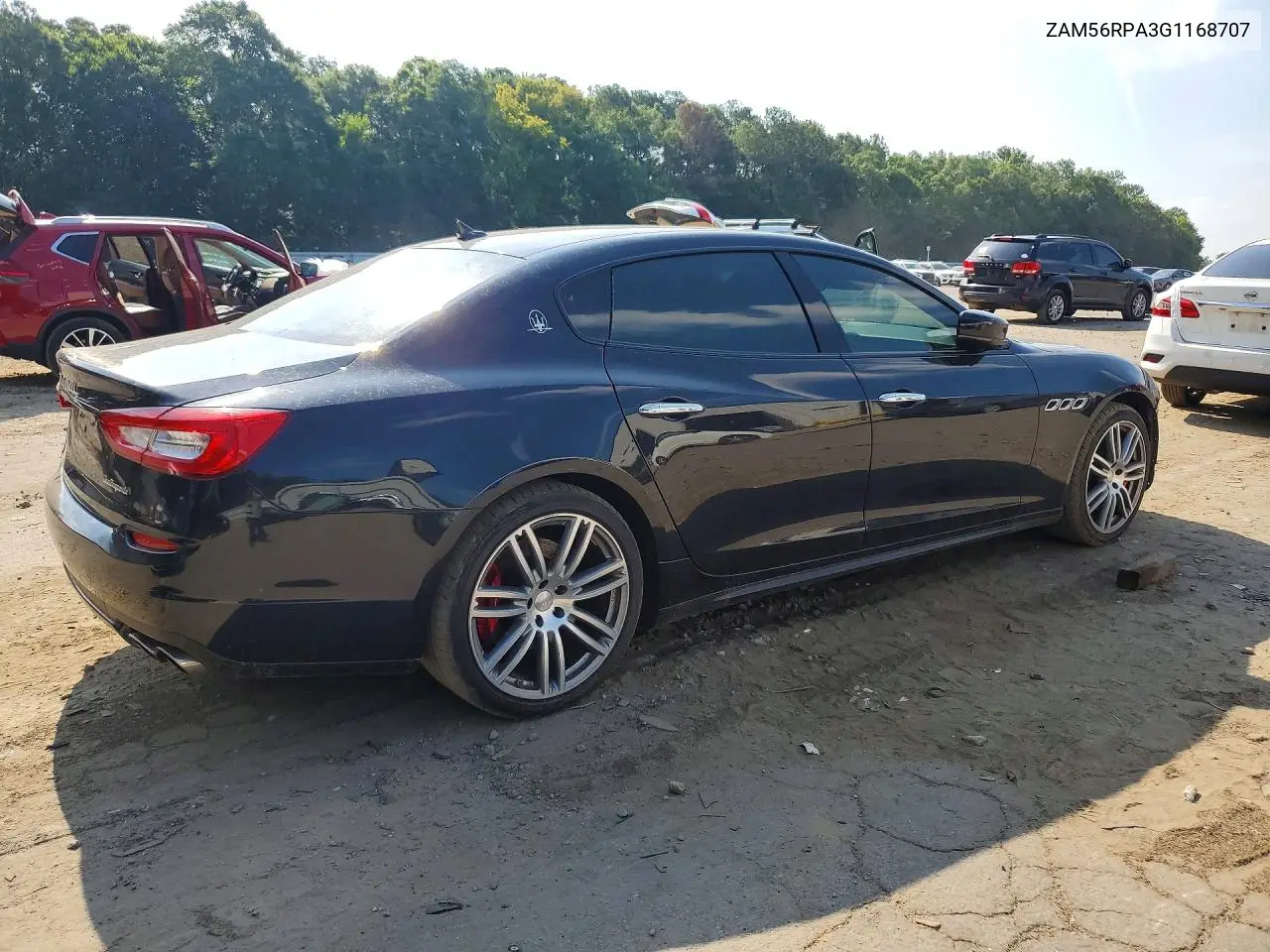 2016 Maserati Quattroporte S VIN: ZAM56RPA3G1168707 Lot: 59147076