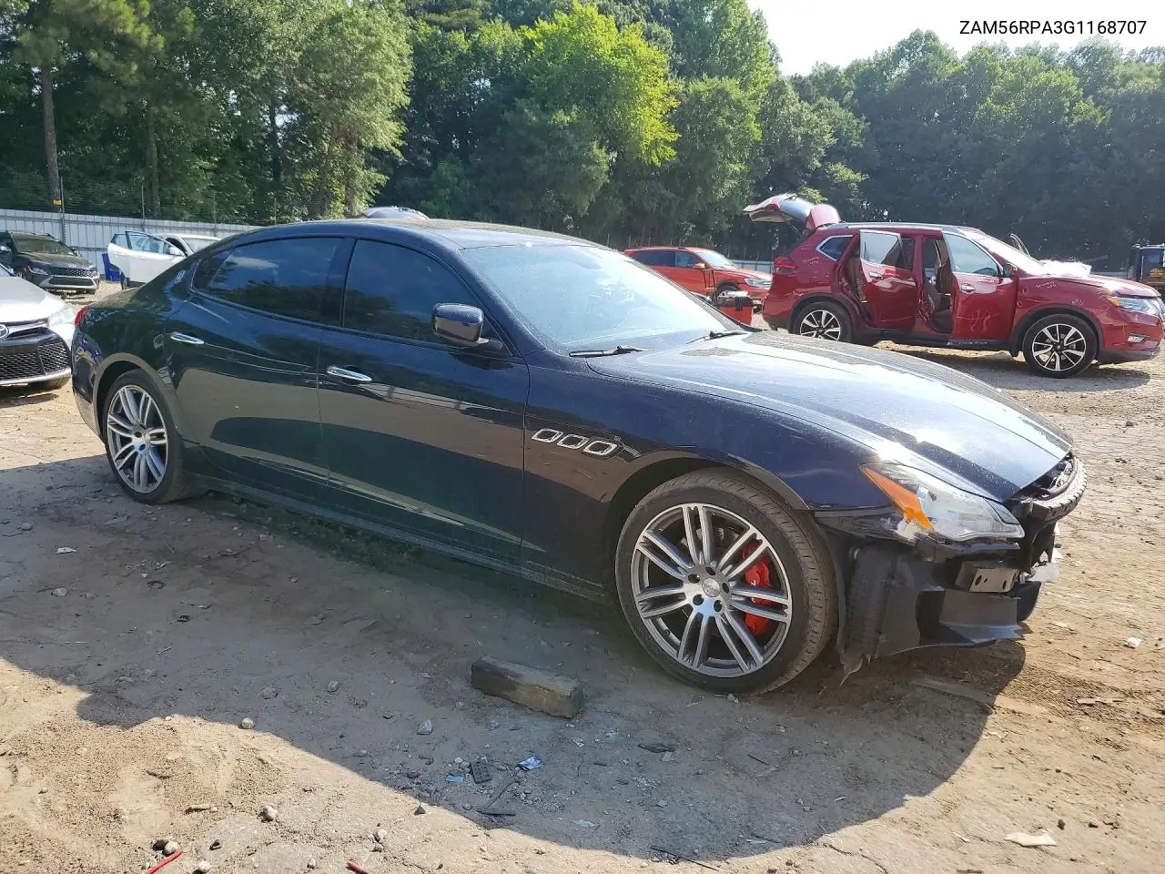 2016 Maserati Quattroporte S VIN: ZAM56RPA3G1168707 Lot: 59147076