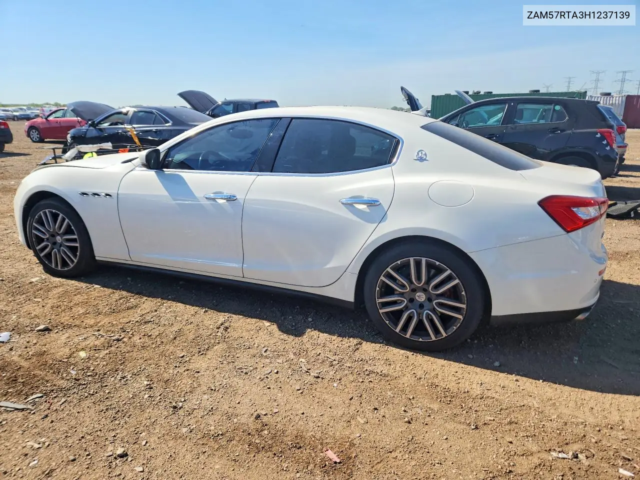 2017 Maserati Ghibli S VIN: ZAM57RTA3H1237139 Lot: 55386566