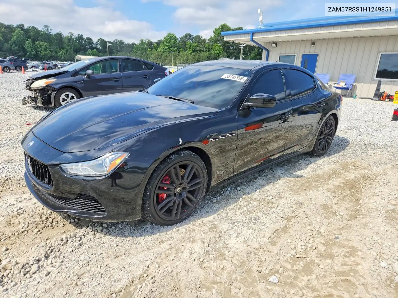 2017 Maserati Ghibli S VIN: ZAM57RSS1H1249851 Lot: 55742996