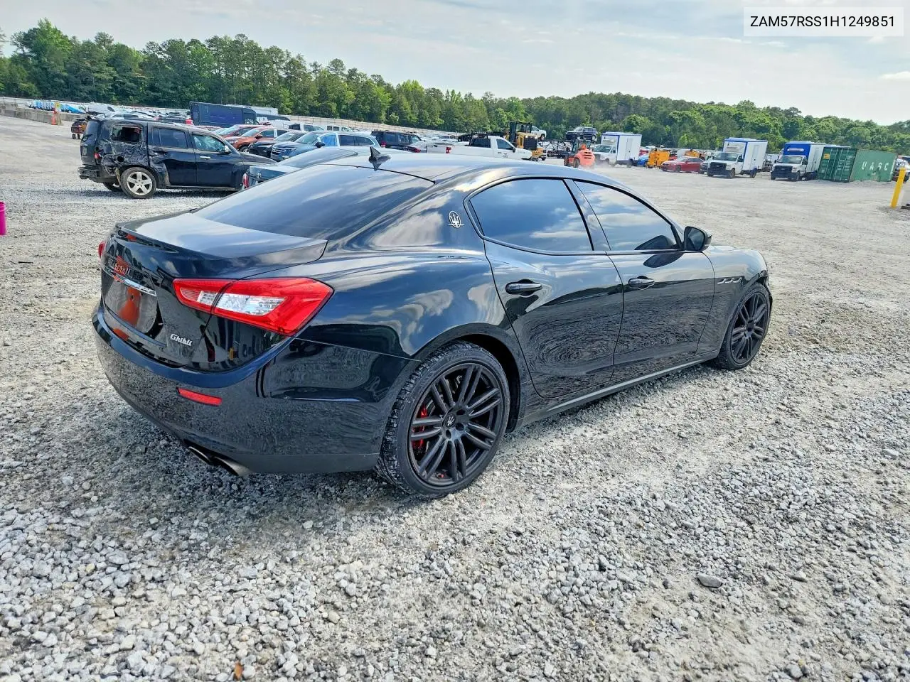 2017 Maserati Ghibli S VIN: ZAM57RSS1H1249851 Lot: 55742996