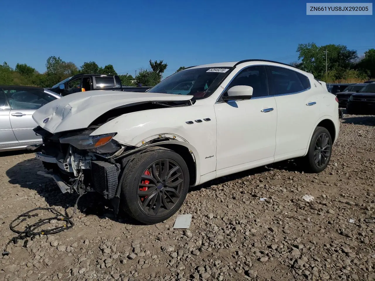 2018 Maserati Levante S Sport VIN: ZN661YUS8JX292005 Lot: 52949316