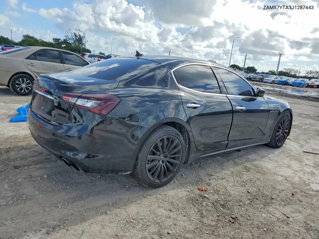 2018 Maserati Ghibli S VIN: ZAM57YTA3J1287443 Lot: 54086016