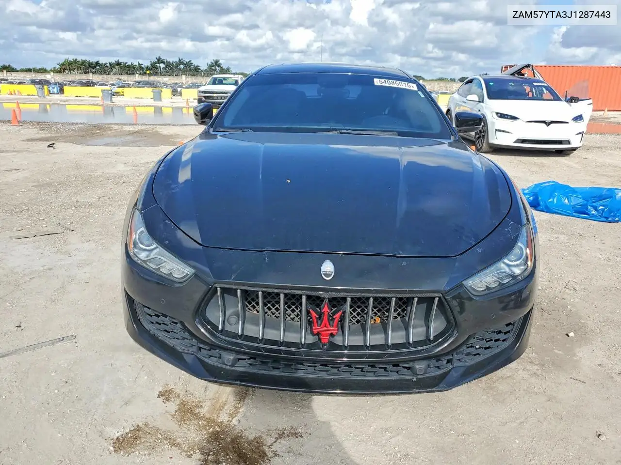 2018 Maserati Ghibli S VIN: ZAM57YTA3J1287443 Lot: 54086016
