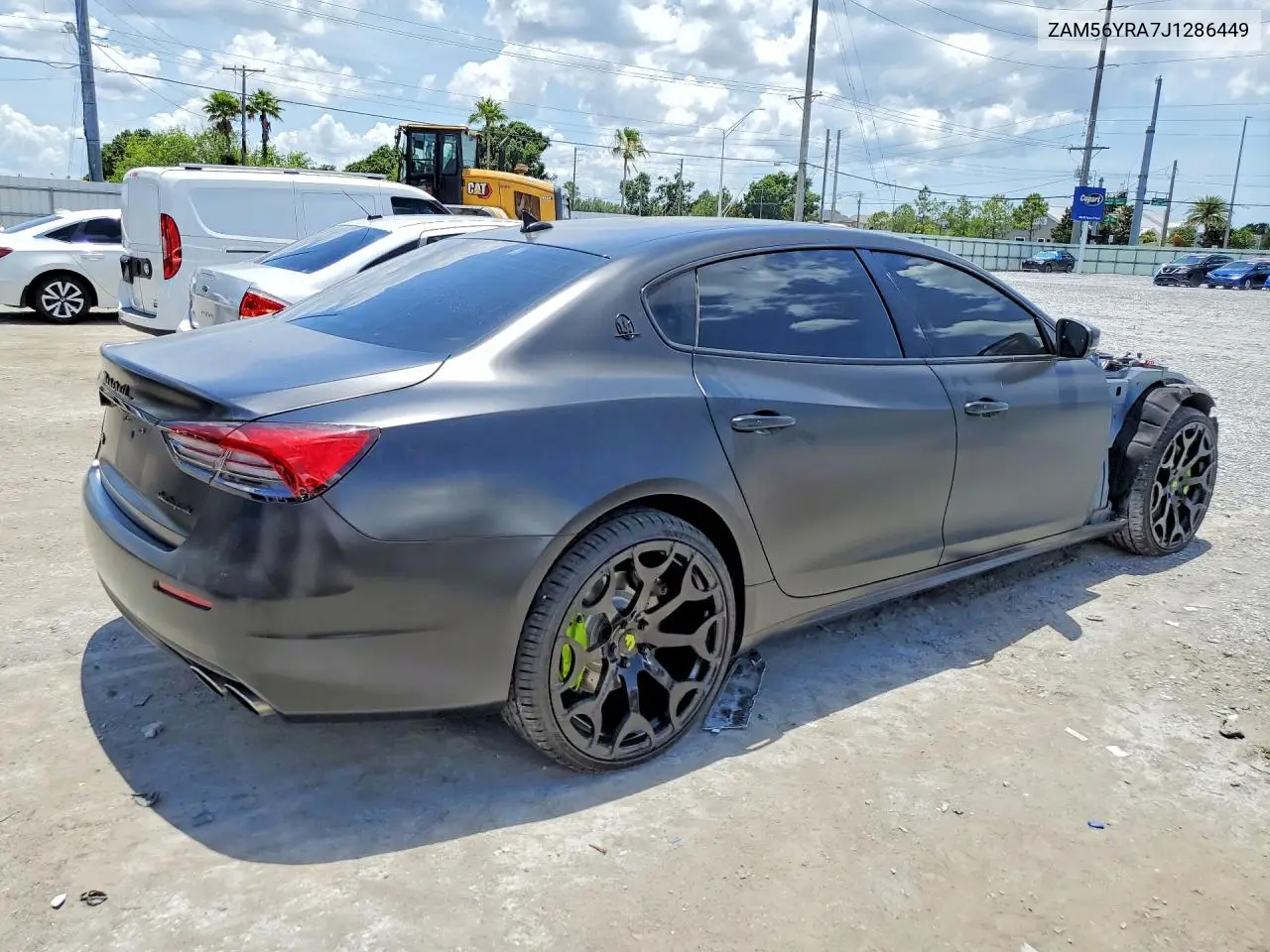 2018 Maserati Quattroporte S VIN: ZAM56YRA7J1286449 Lot: 54426586