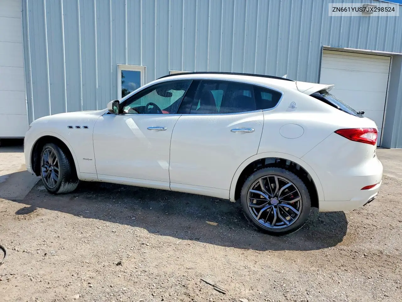 2018 Maserati Levante S Sport VIN: ZN661YUS7JX298524 Lot: 60231006