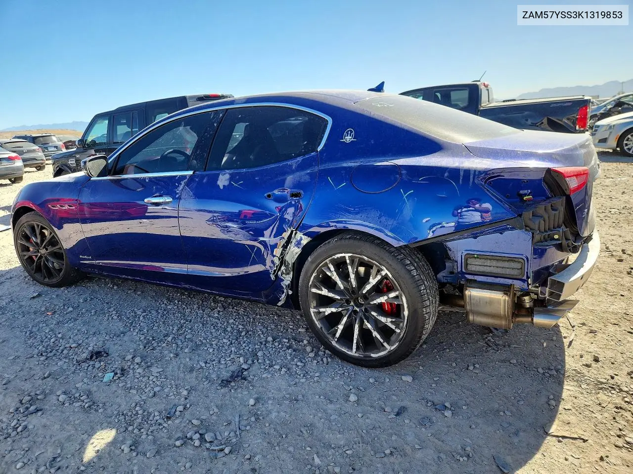 2019 Maserati Ghibli S VIN: ZAM57YSS3K1319853 Lot: 53278996