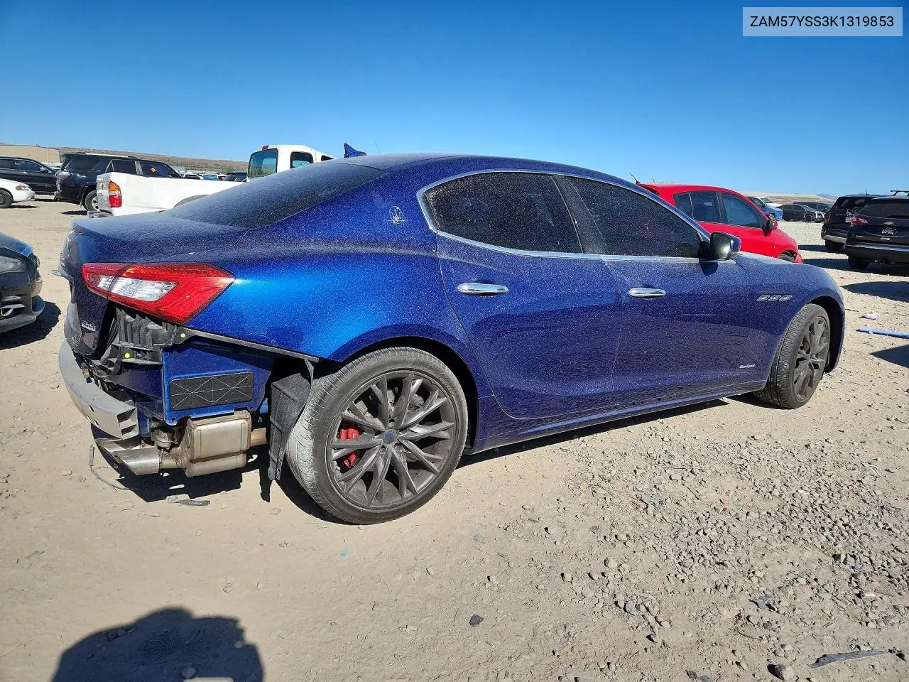 2019 Maserati Ghibli S VIN: ZAM57YSS3K1319853 Lot: 53278996