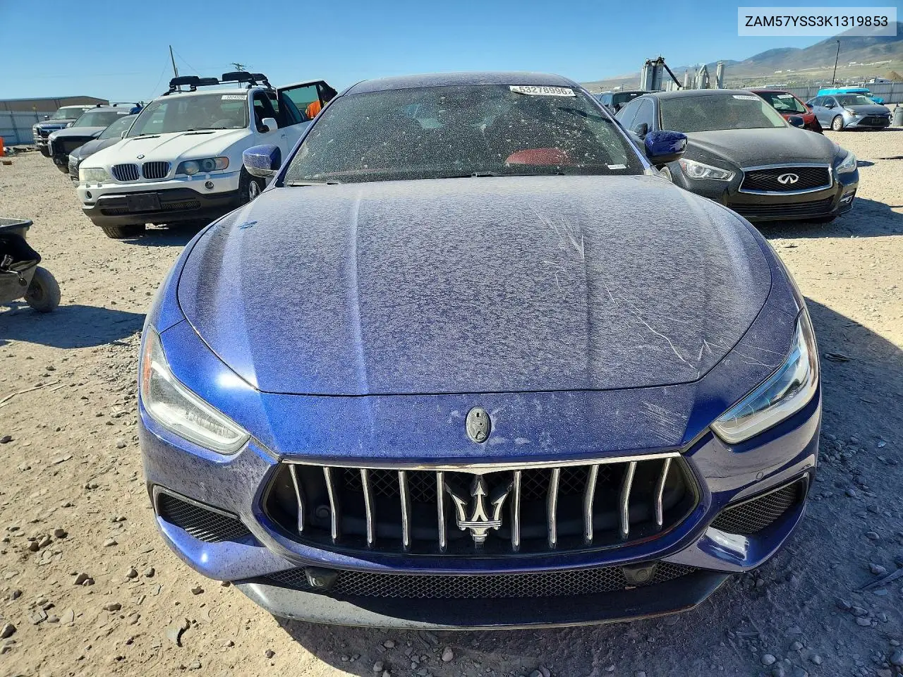 2019 Maserati Ghibli S VIN: ZAM57YSS3K1319853 Lot: 53278996