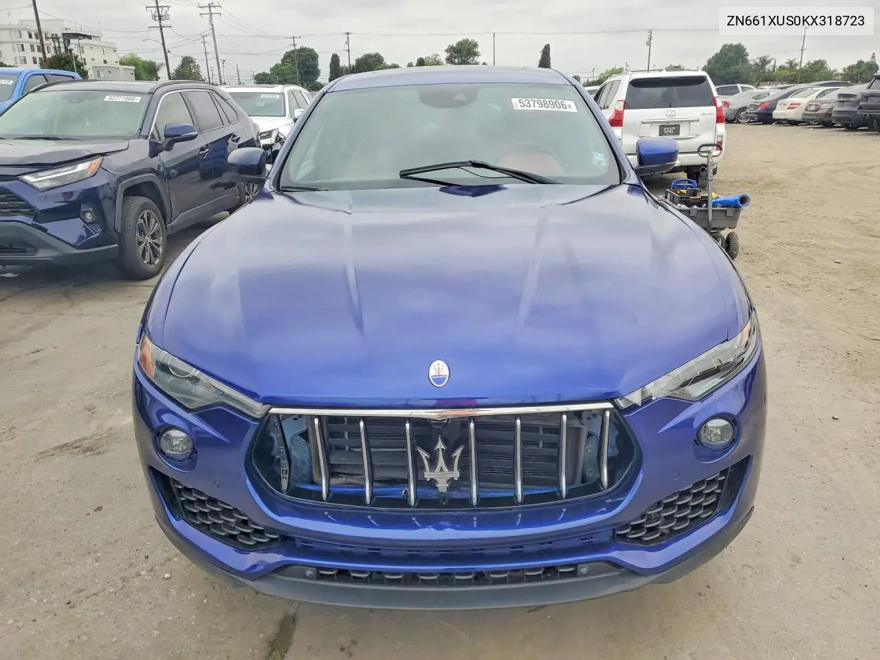2019 Maserati Levante Sport VIN: ZN661XUS0KX318723 Lot: 53798906