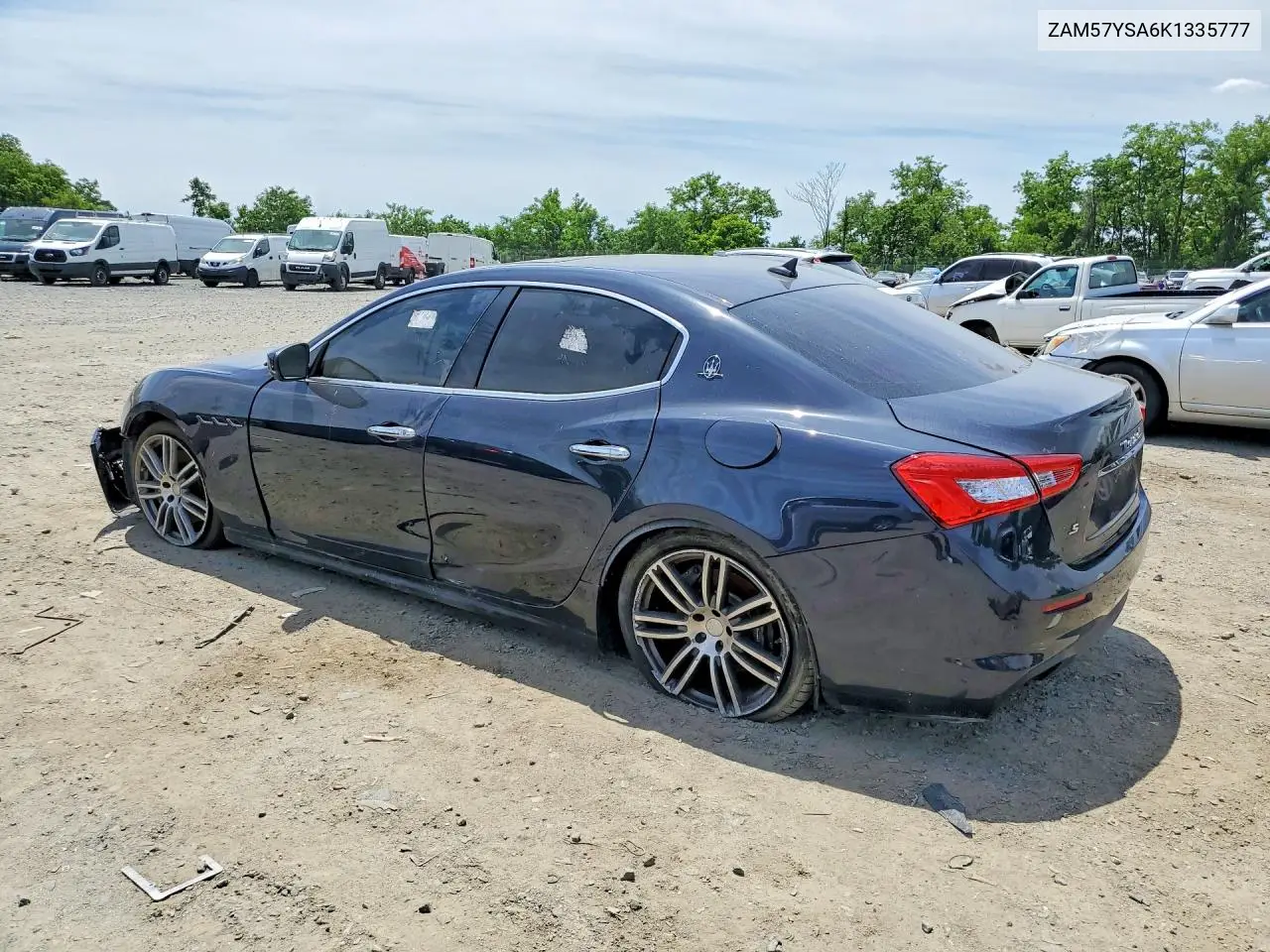 2019 Maserati Ghibli S VIN: ZAM57YSA6K1335777 Lot: 54962896