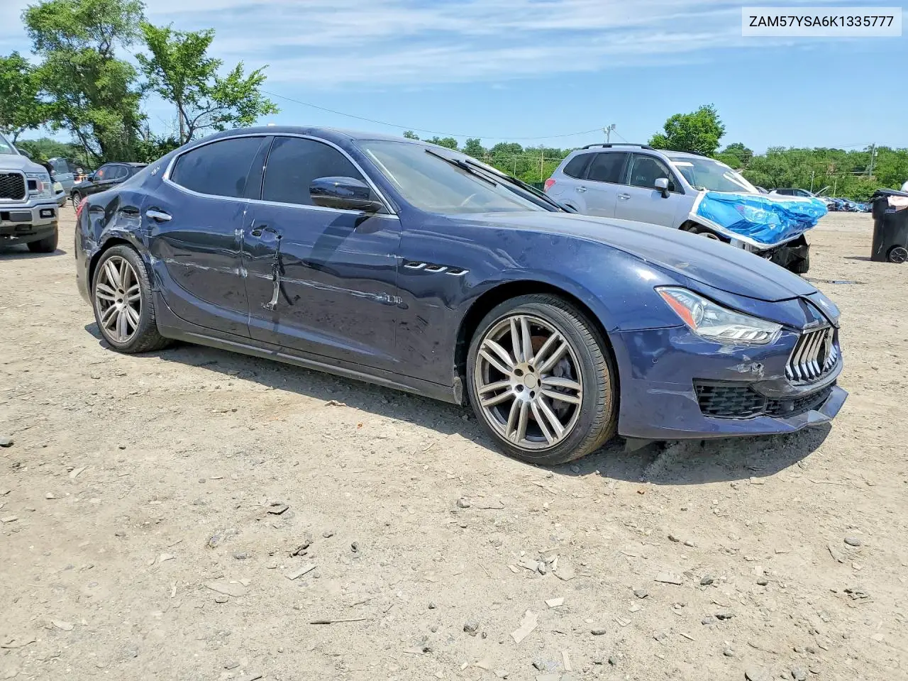 2019 Maserati Ghibli S VIN: ZAM57YSA6K1335777 Lot: 54962896