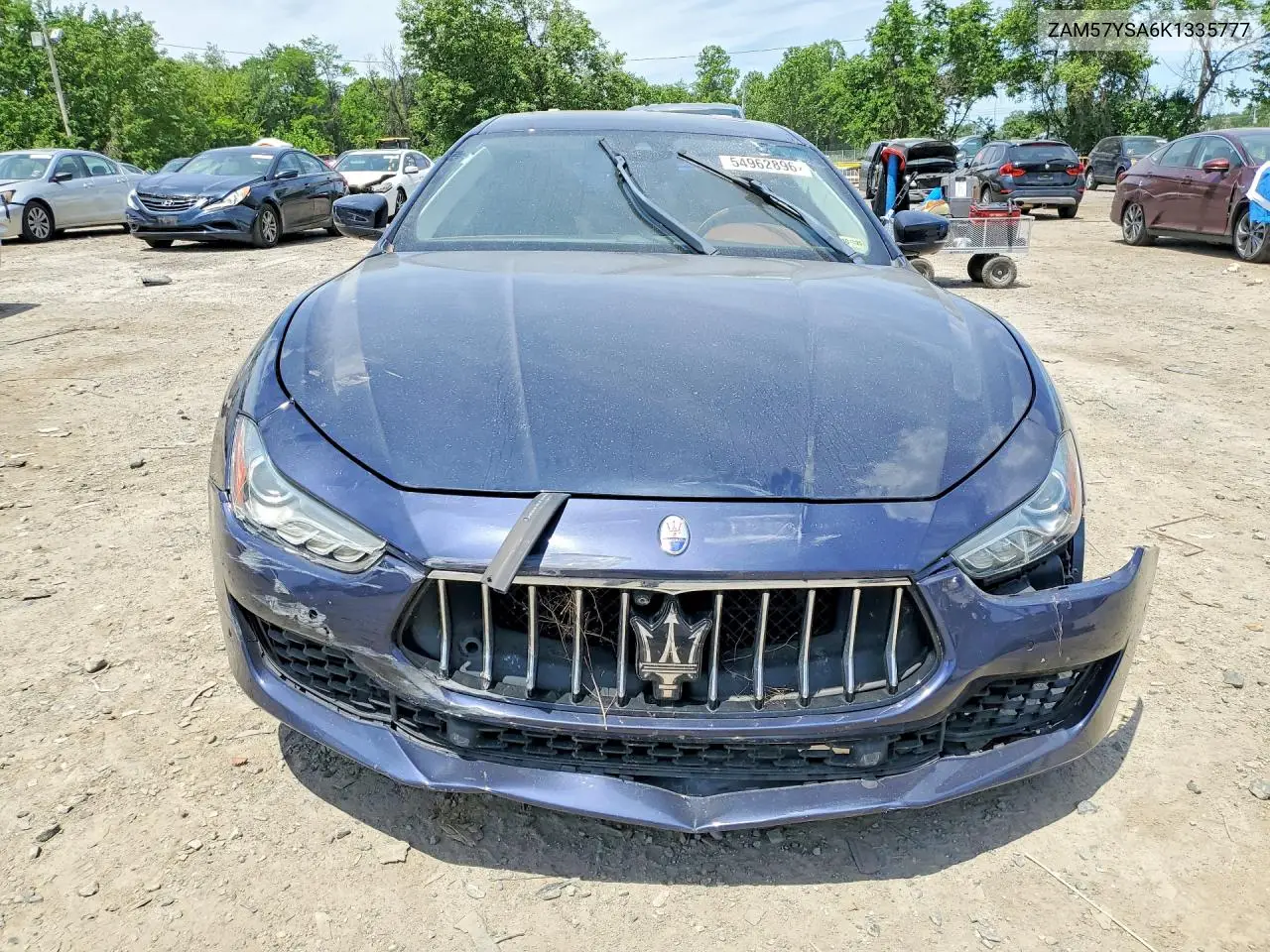 2019 Maserati Ghibli S VIN: ZAM57YSA6K1335777 Lot: 54962896
