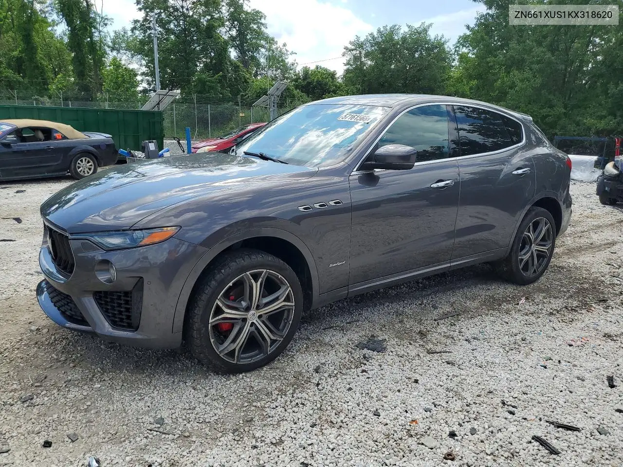2019 Maserati Levante Sport VIN: ZN661XUS1KX318620 Lot: 57161566