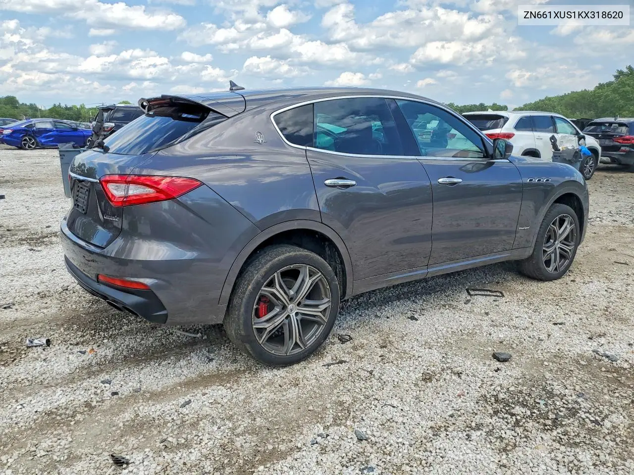 2019 Maserati Levante Sport VIN: ZN661XUS1KX318620 Lot: 57161566