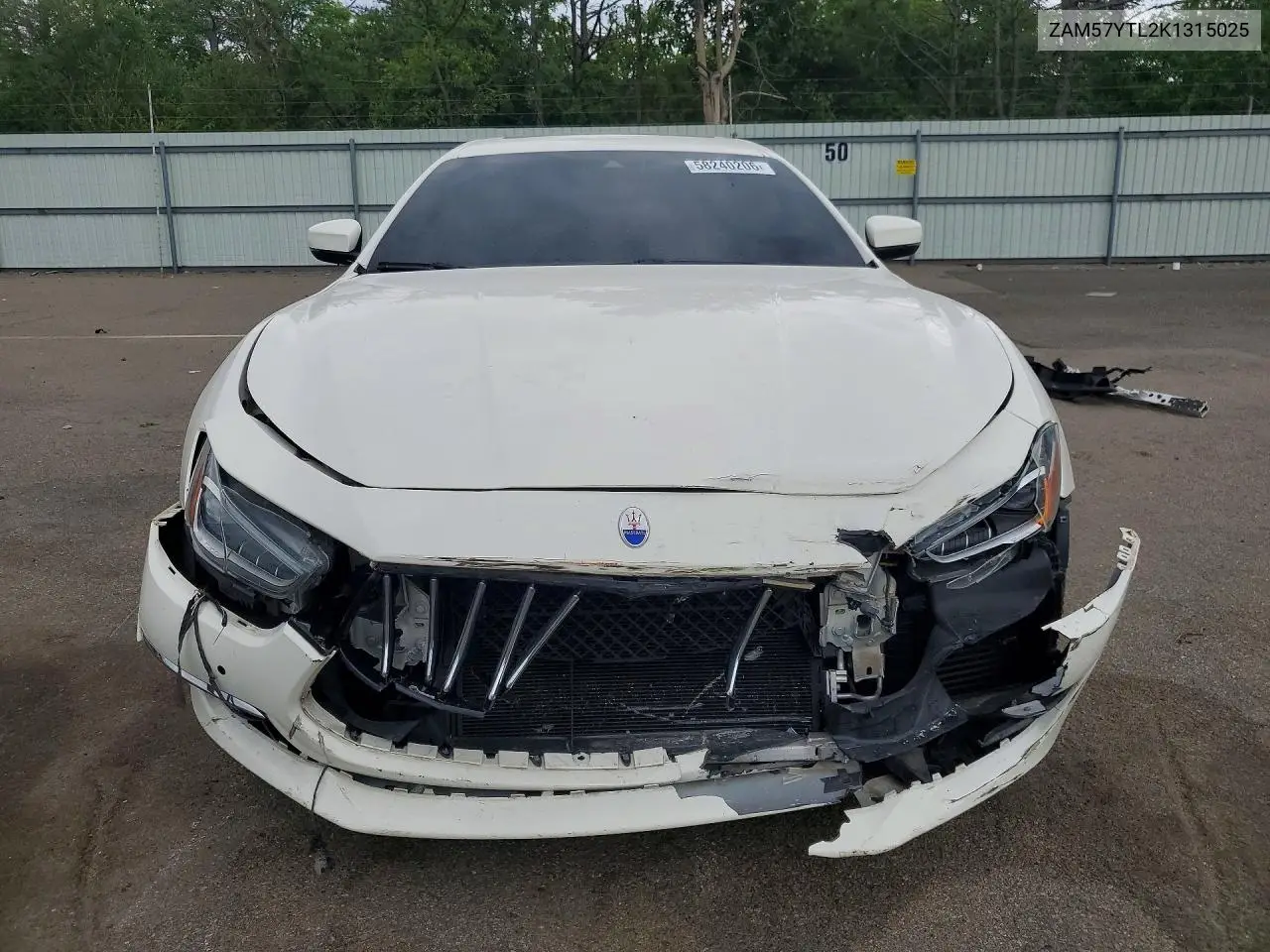 2019 Maserati Ghibli S VIN: ZAM57YTL2K1315025 Lot: 58240206