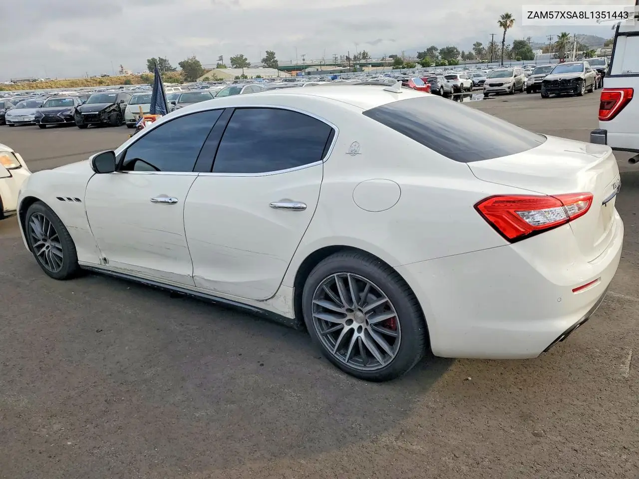 2020 Maserati Ghibli VIN: ZAM57XSA8L1351443 Lot: 47708146