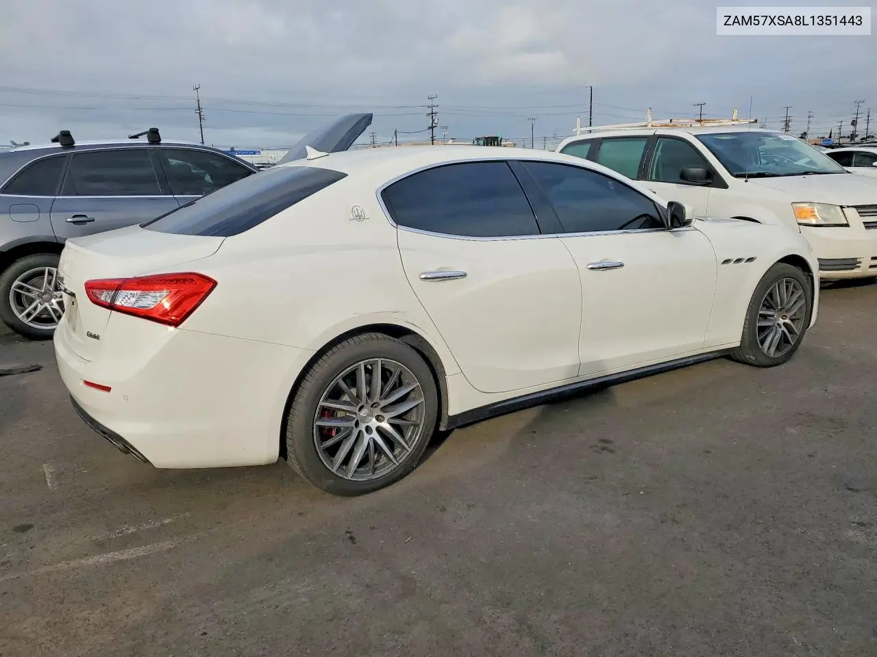 2020 Maserati Ghibli VIN: ZAM57XSA8L1351443 Lot: 47708146