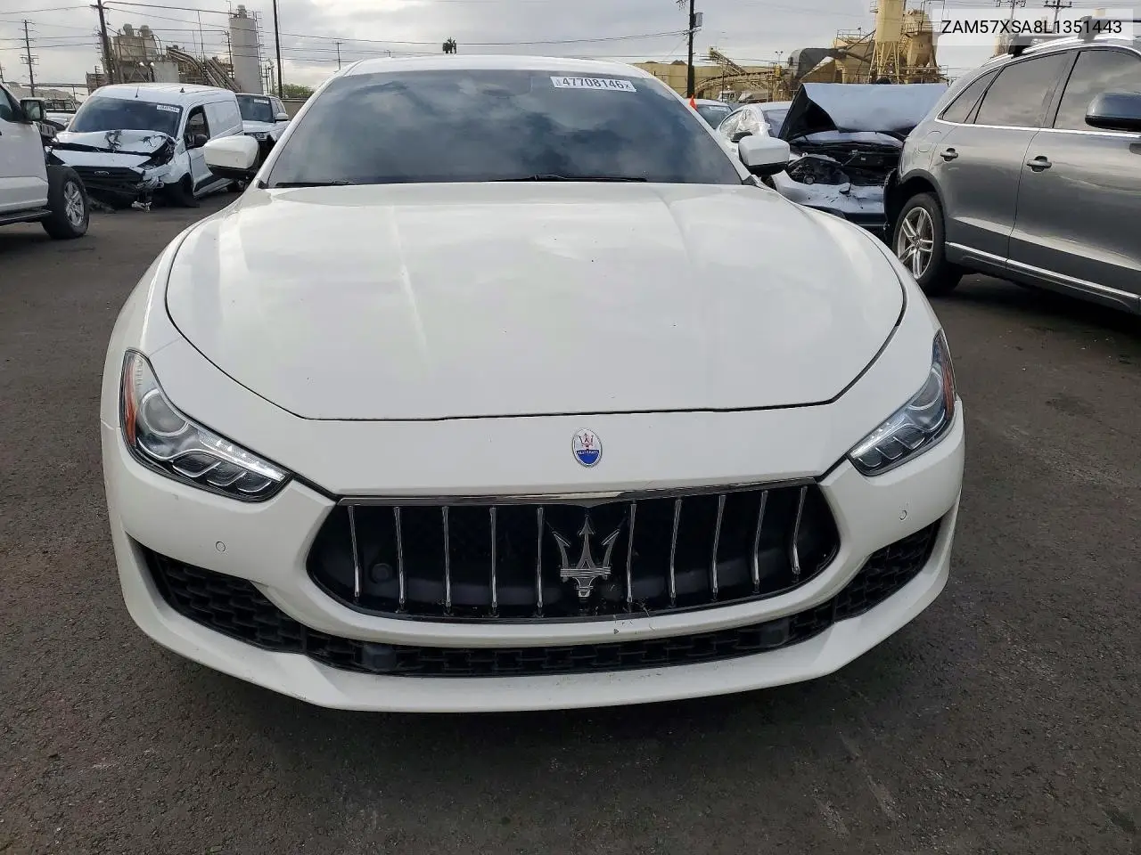 2020 Maserati Ghibli VIN: ZAM57XSA8L1351443 Lot: 47708146