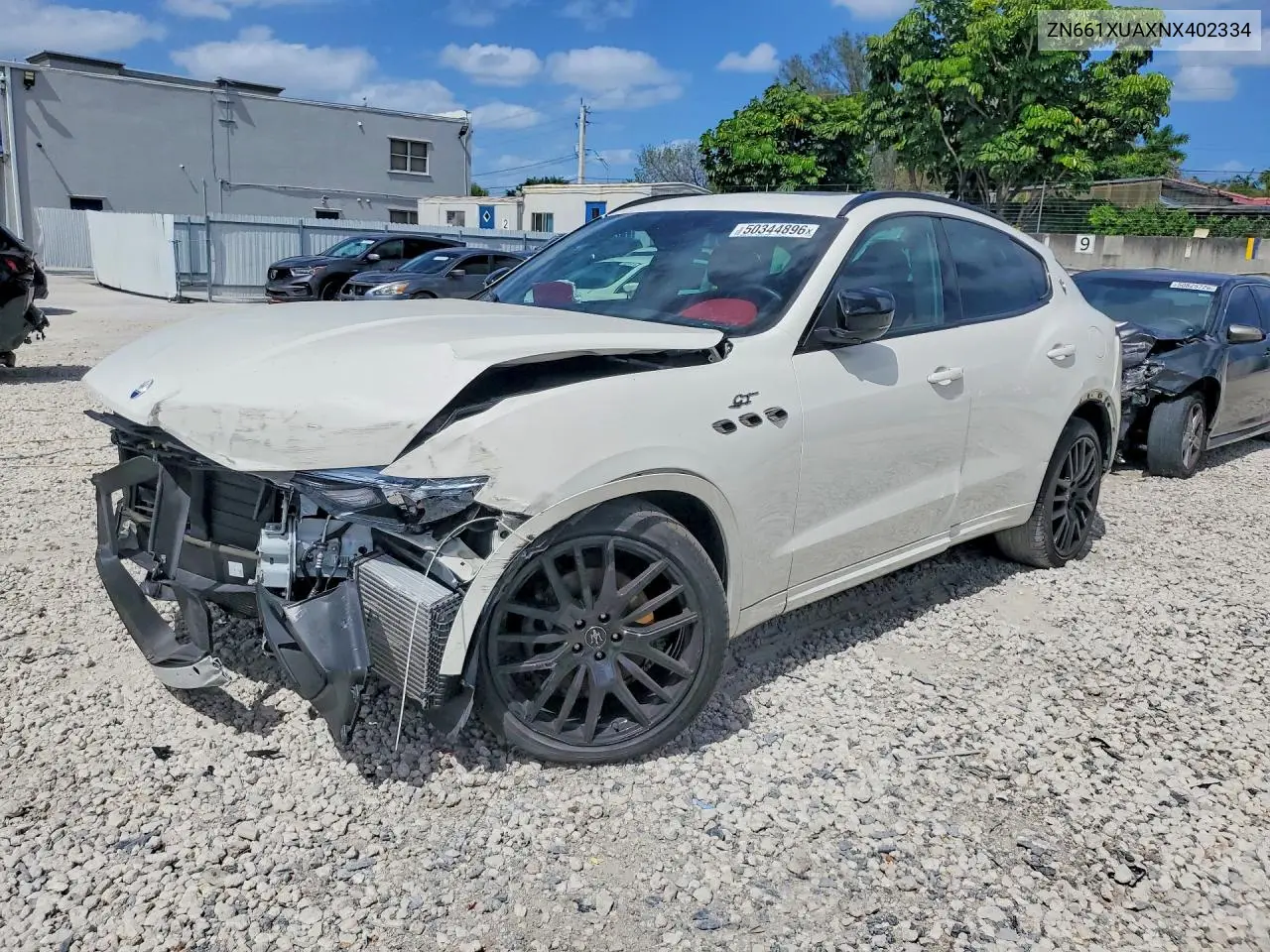 2022 Maserati Levante Base VIN: ZN661XUAXNX402334 Lot: 50344896
