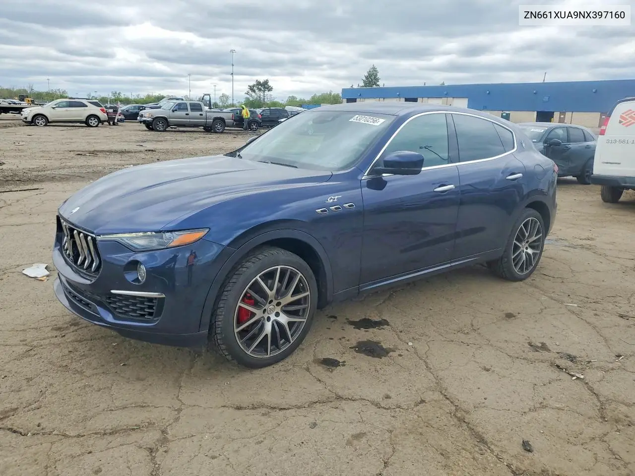 2022 Maserati Levante Base VIN: ZN661XUA9NX397160 Lot: 53010256