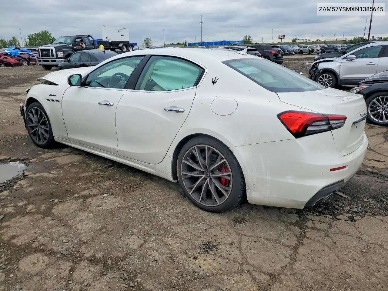 2022 Maserati Ghibli Modena VIN: ZAM57YSMXN1385645 Lot: 53932486