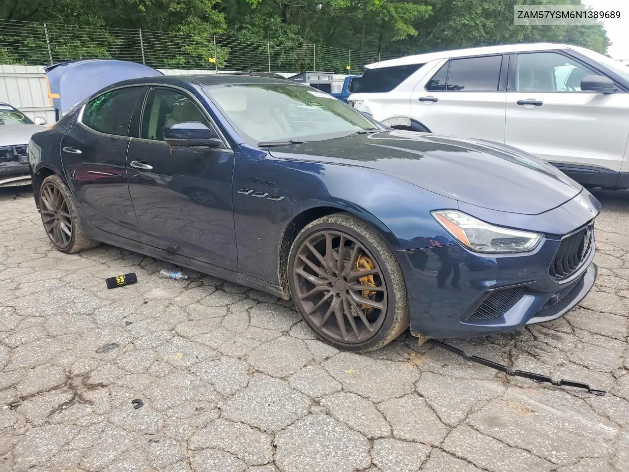 2022 Maserati Ghibli Modena VIN: ZAM57YSM6N1389689 Lot: 56809786